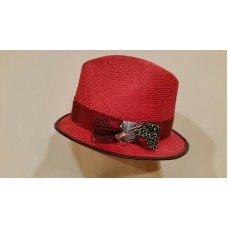 Cha Cha&apos;s House of Ill Repute  High Style Ladies Trilby  Red  Size 5859 cm  eb-68252993